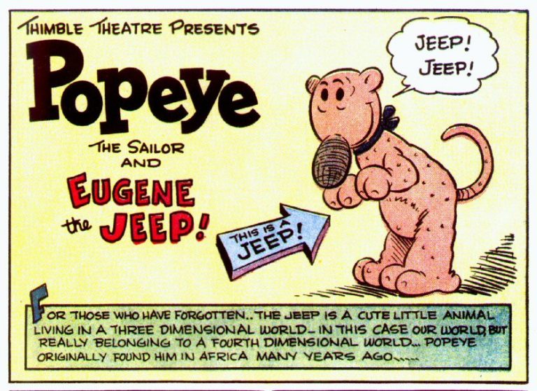 Eugene The Jeep | Mark Tarses Newsletter